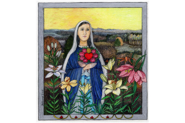 Maria Panna v liliích 