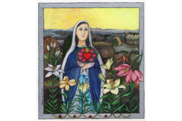 Maria Panna v liliích 